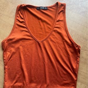 Orange Crop Top